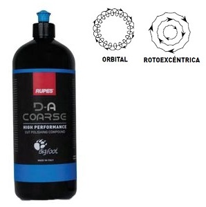 Pasta Abrasiva RUPES D-A COARSE (1000 Ml) – Lucidante Rapido Per Vernici, Taglio Elevato, Bassa Polvere, Per BigFoot E Dischi Blu/lana