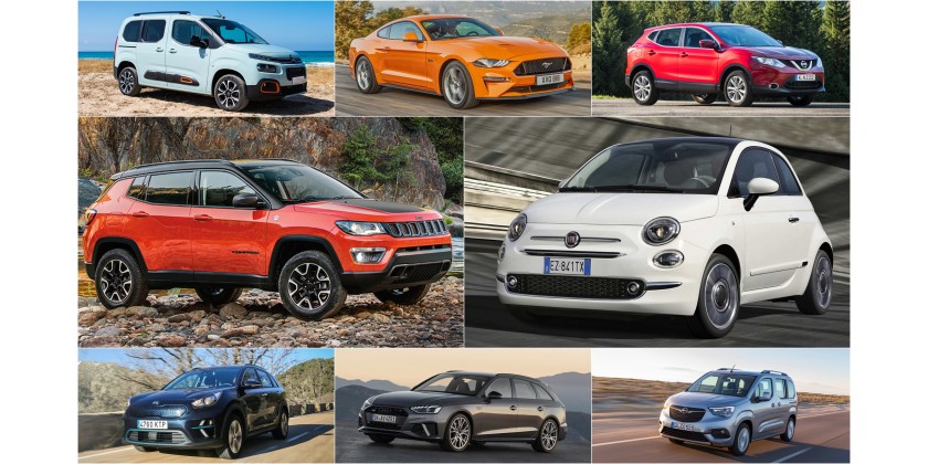 Diferentes tipos de coche